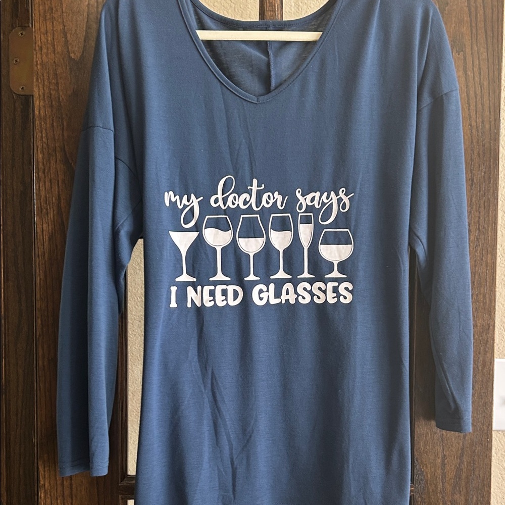 Whimsical Blue Tunic
